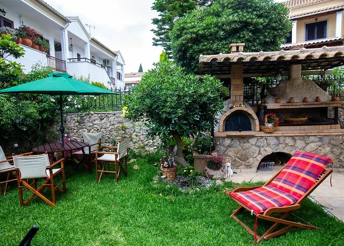 Villa Aloelia - 3Bd,Garden & Bbq Near Corfu Town *